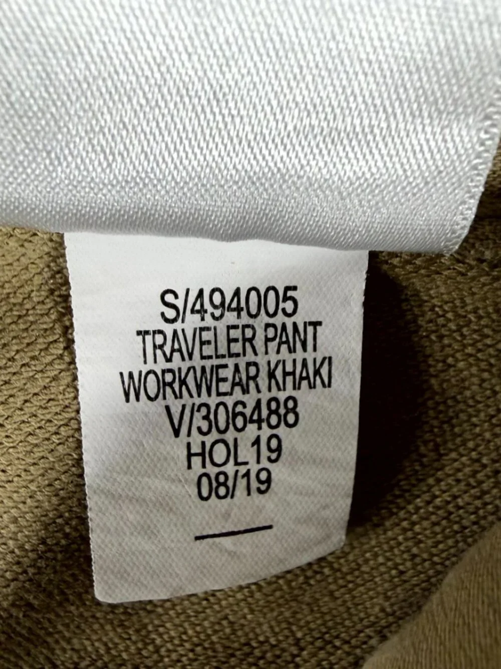 Banana Republic Traveler Jeans Men's 33x32 Slim Fit Khaki Stretch Chino Pants